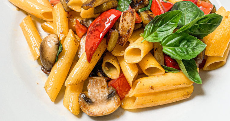 PASTA CON VEGETALES